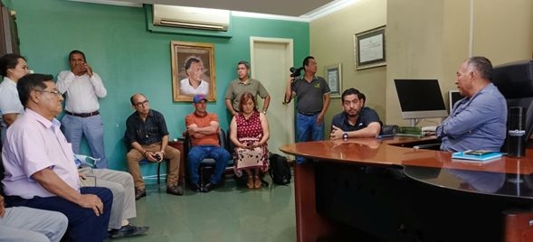 AUDIENCIA CON EL PREFECTO SOBRE LA VIA PRINCIPAL Y EJECUTAR EL LASTRADO